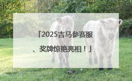 2025吉马参赛服、奖牌惊艳亮相！