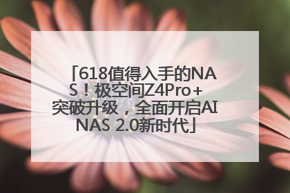 618值得入手的NAS！极空间Z4Pro+突破升级，全面开启AINAS 2.0新时代