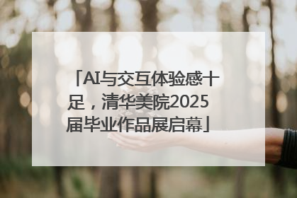 AI与交互体验感十足，清华美院2025届毕业作品展启幕